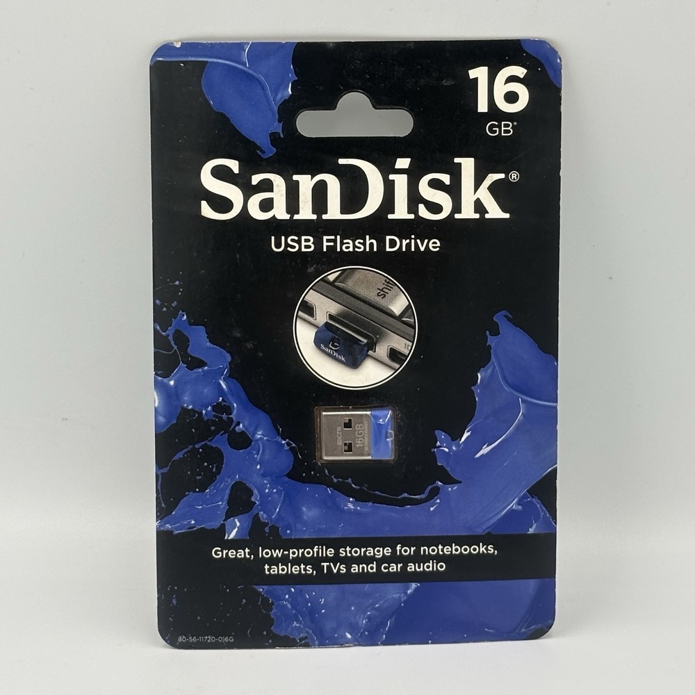 SanDisk Flash Drive 16GB USB Memory Stick Mini‎ USB Flash Drive